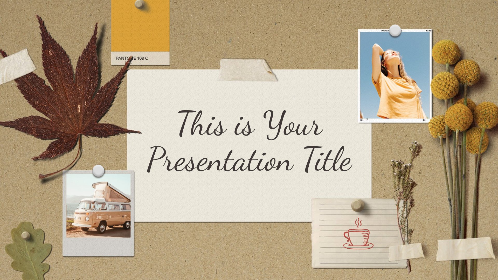 Vintage Moodboard Free Powerpoint Template Google Slides Theme