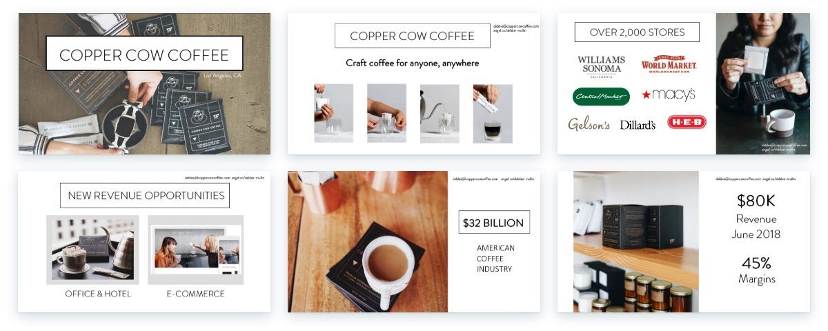 Slides Carnival Google Slides and PowerPoint Template CopperCow Business Plan Presentation