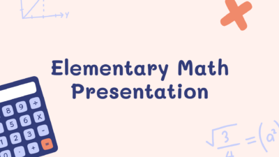 Slides Carnival Google Slides and PowerPoint Template Blue and Orange Cute Illustrative Scrapbook Elementary Math Creative Presentation