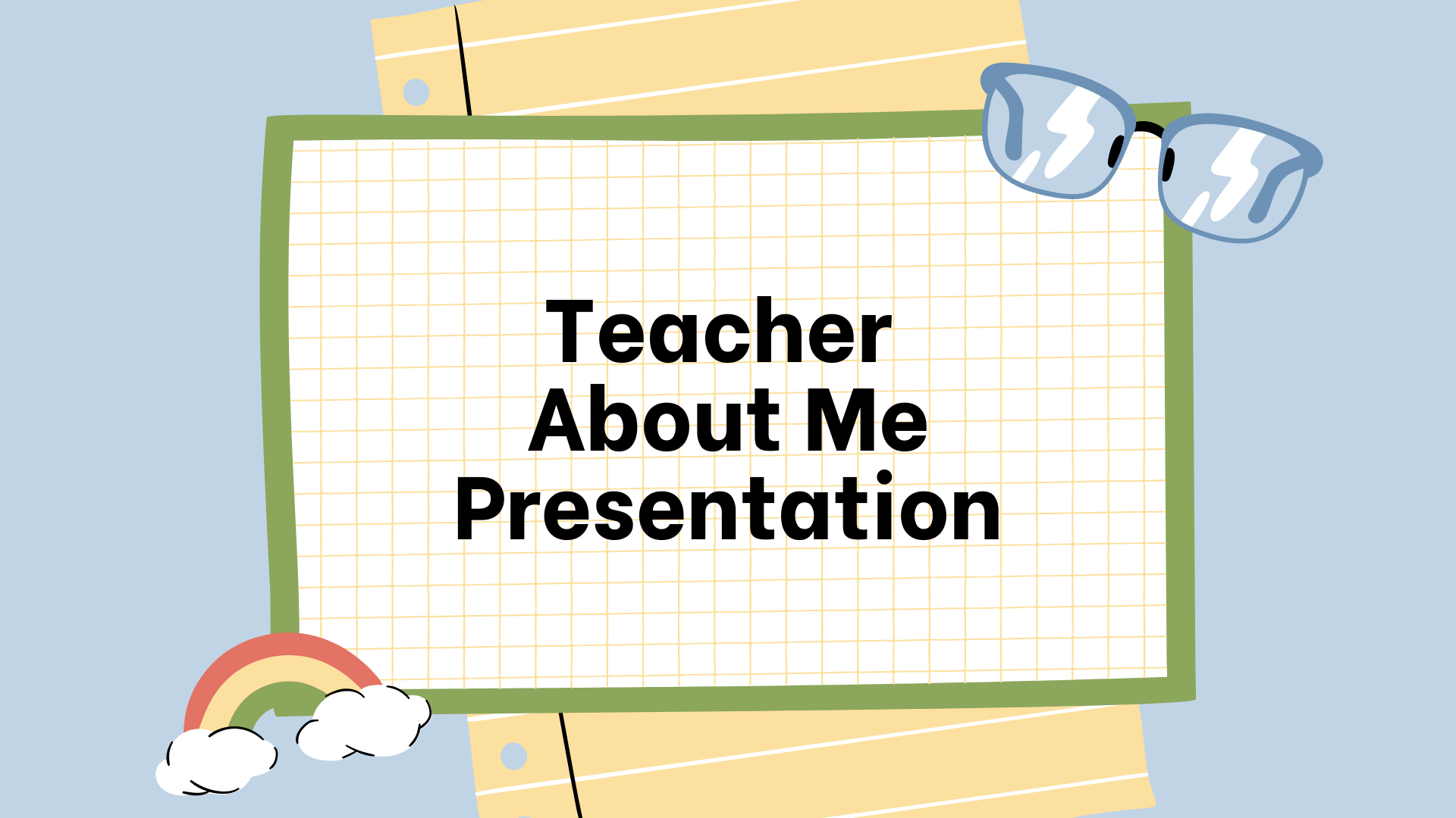 about me teacher presentation template