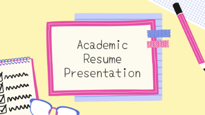 Slides Carnival Google Slides and PowerPoint Template Purple and Yellow Cute Illustrative Scrapbook Academic Resume Creative Presentation
