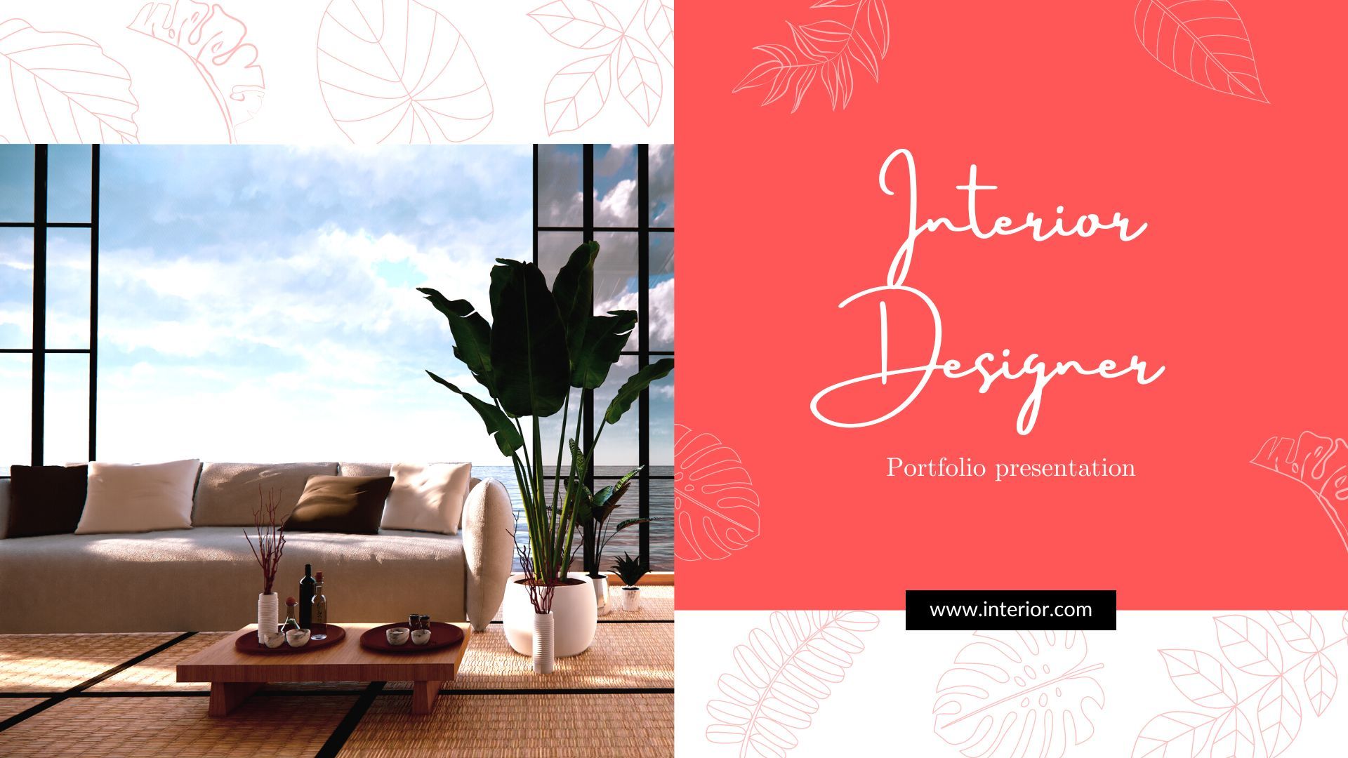 Modern Interior Design Portfolio Presentation Template – Original and High  Quality PowerPoint Templates
