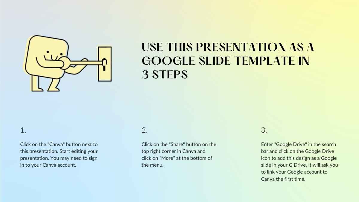 Pitch Deck de aplicativo animado Azul e amarelo Ilustrativo Negócios modernos - slide 3