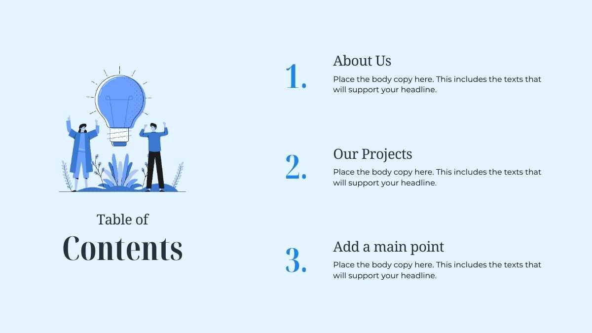 애니메이션 회의 계획 파란색 설명적인 최소 비즈니스 - slide 5