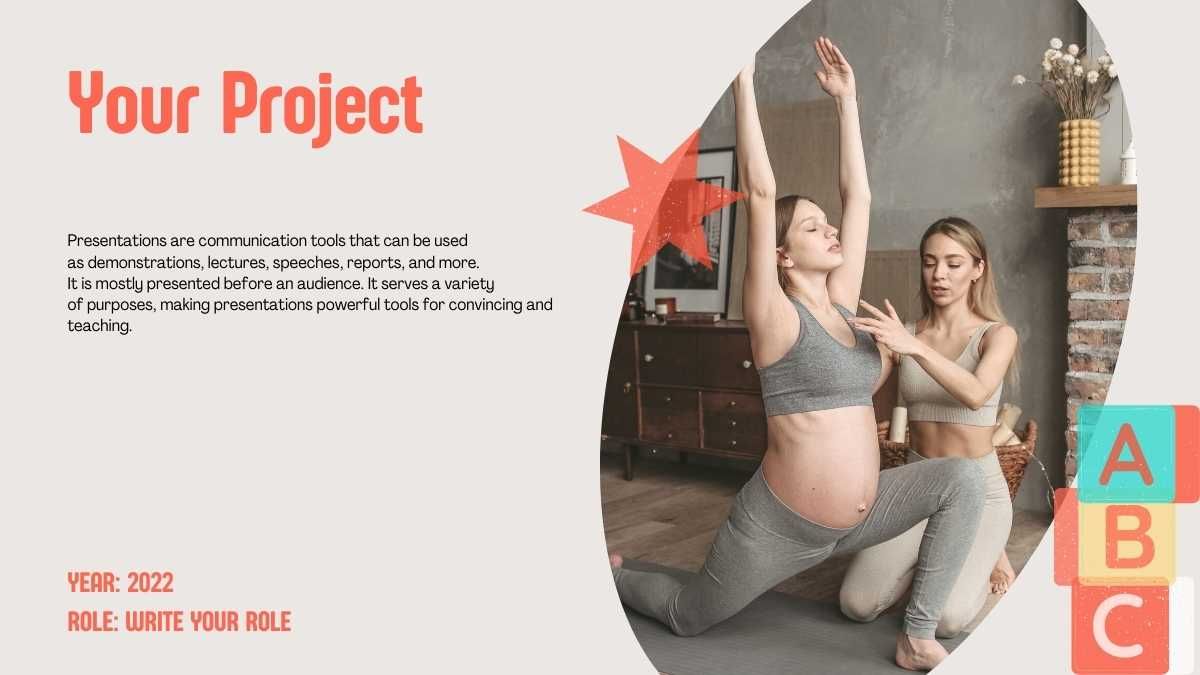 Beige and Orange Geometric Illustrative Pregnancy Guide Presentation - slide 14