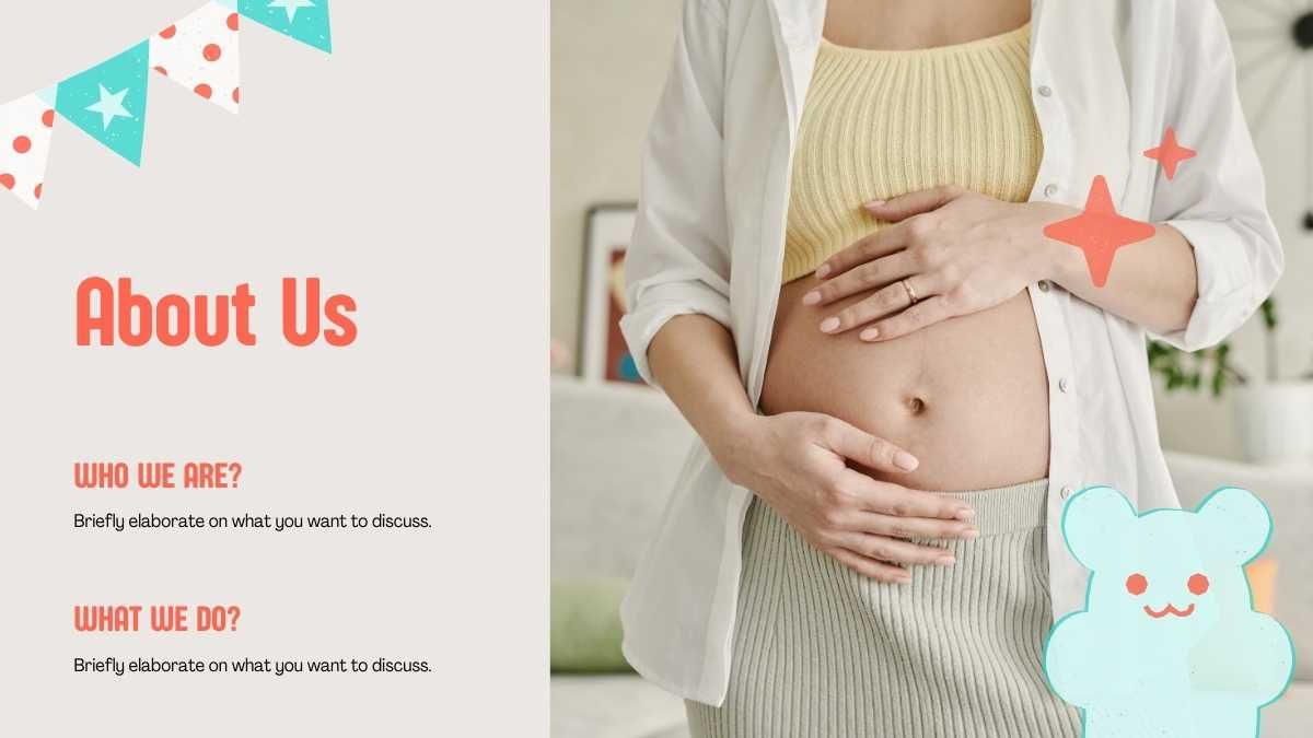 Beige and Orange Geometric Illustrative Pregnancy Guide - slide 7