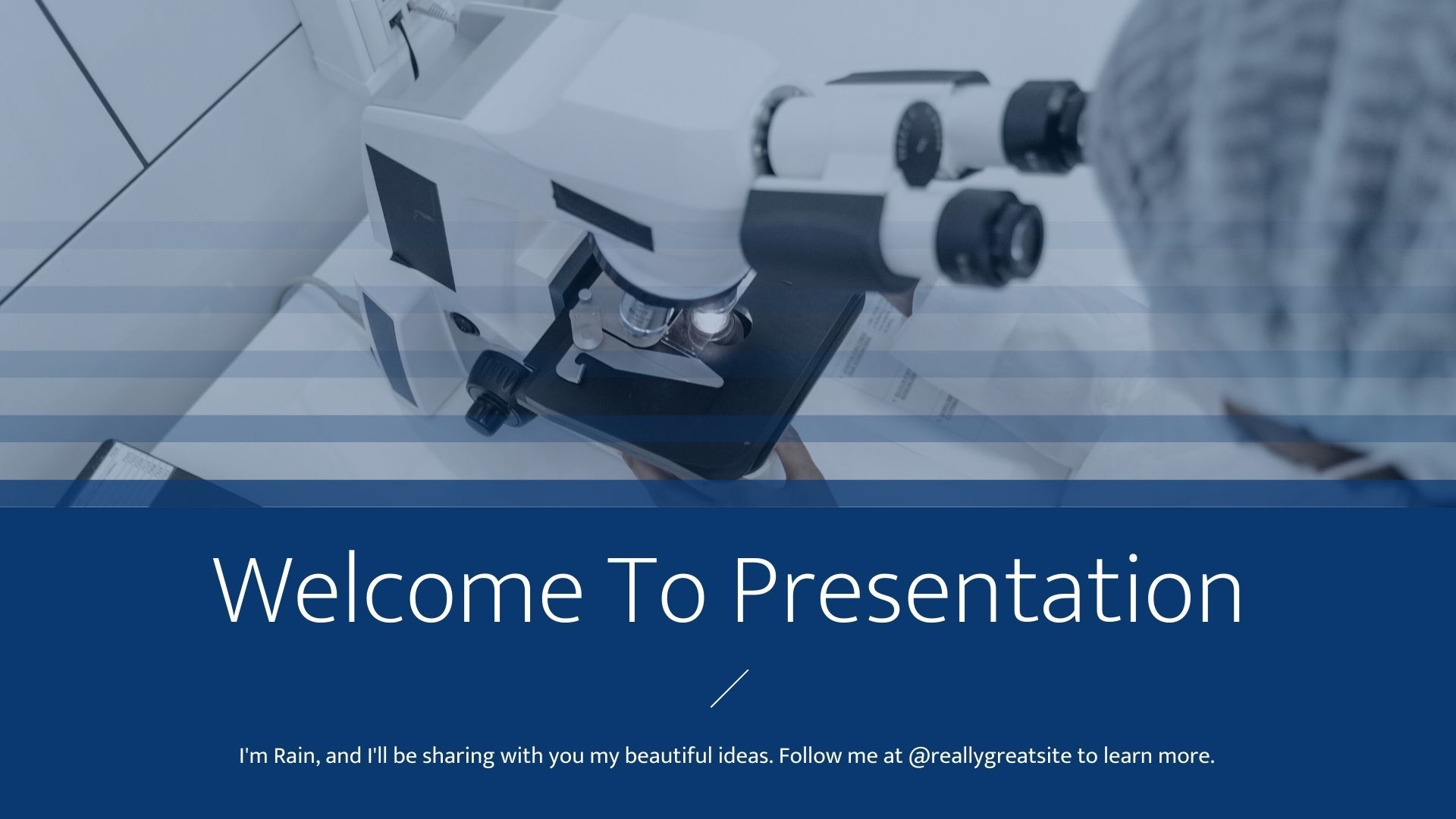 Presentación de Inicio de Negocios de Biotecnología Moderna en Azul y Azul Marino - diapositiva 4