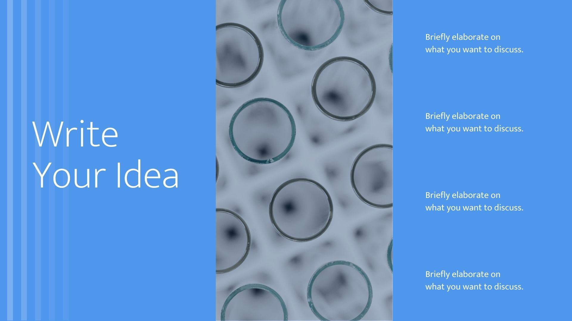 Blue & Navy Modern Biotech Business Startup Pitch Presentation - slide 7
