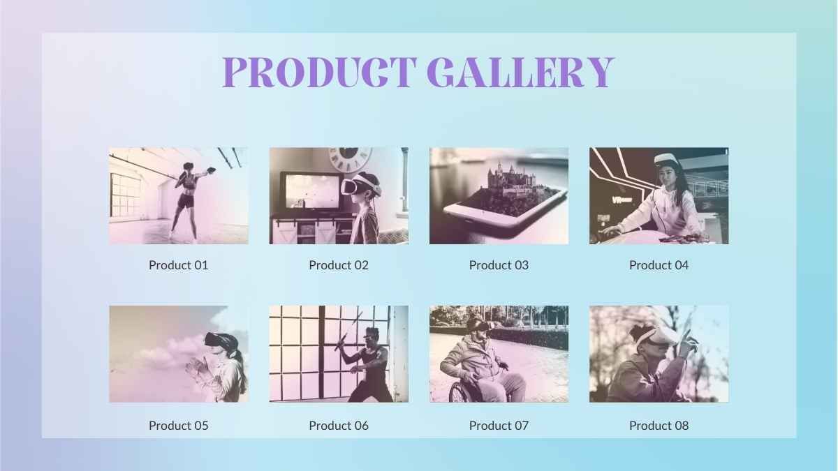 青とピンクのモダンなガラスモーフィズムスタイルの提案 - slide 14