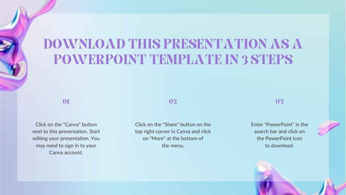 Blue and Pink Modern Glassmorphism Style Proposal - slide 2