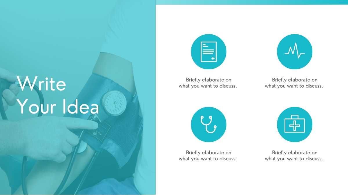 Blue Simple Gradient Professional Medical Center - slide 9