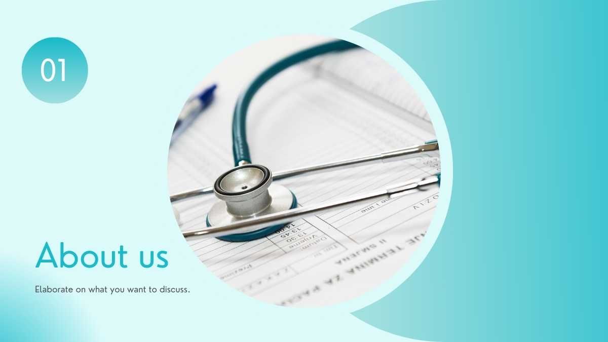 Blue and White Simple Gradient Professional Medical Center Presentation - slide 5