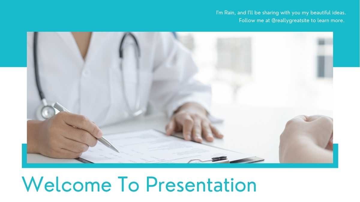 Blue Simple Gradient Professional Medical Center - slide 6