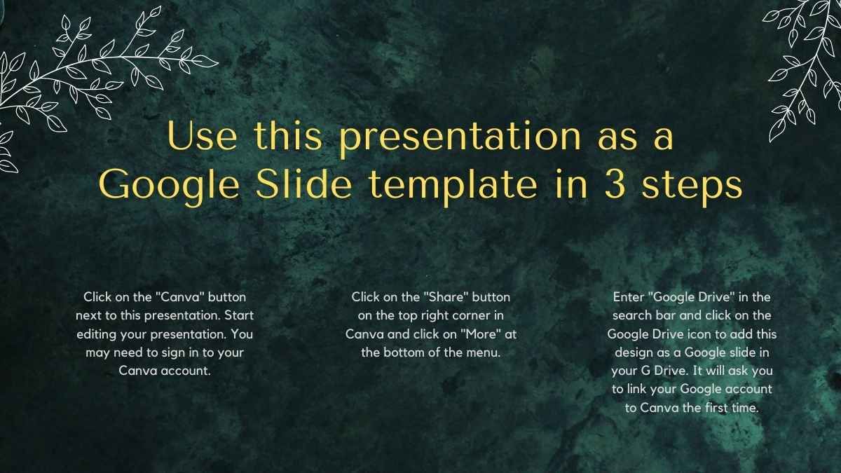 Green and Blue Watercolor Background Theme Presentation - slide 1