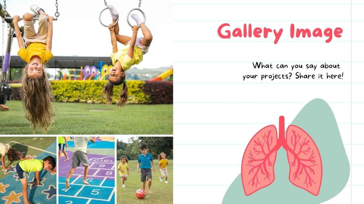 초등학교를 위한 인체 화이트 애니메이션 교육용 창의적인 템플릿 - slide 8