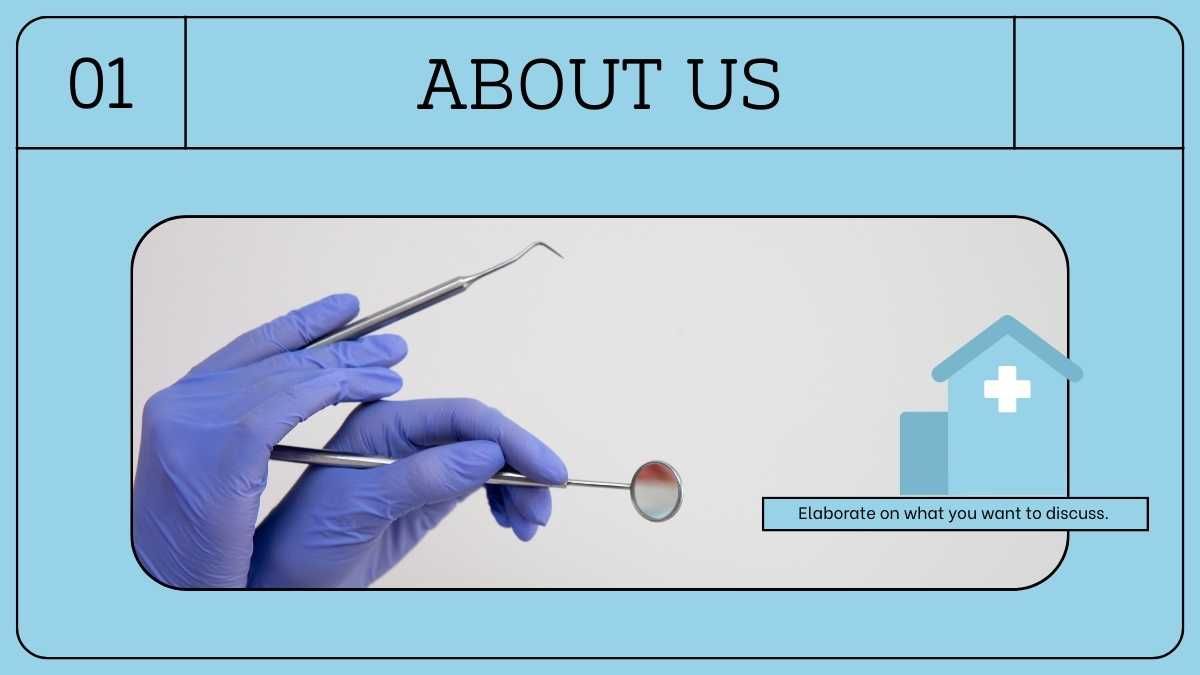 Azul-claro Simples e Moderno para Cuidados e Suprimentos Odontológicos - slide 5