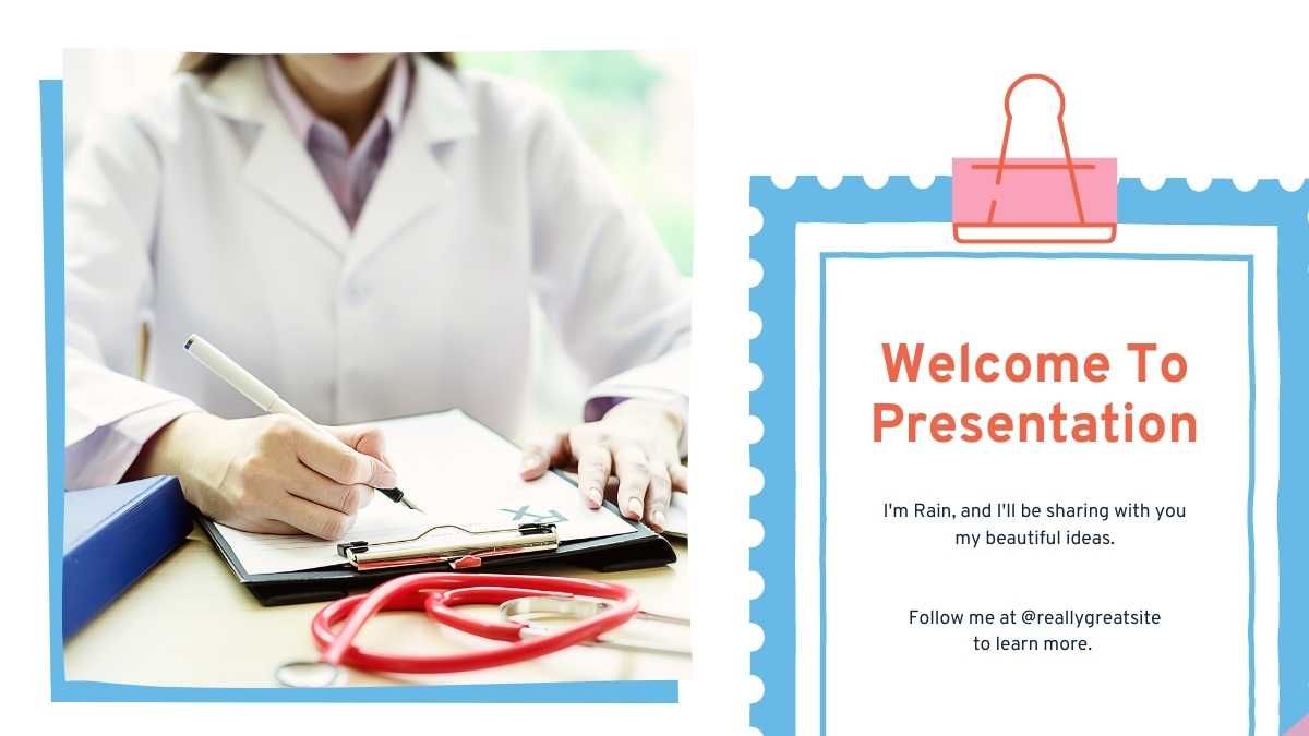 Pastel Illustrations and Doodles Healthcare Center - slide 6