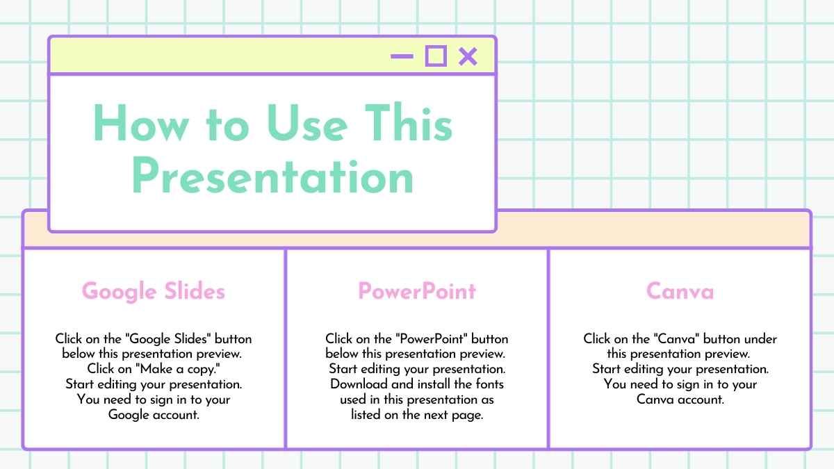 Pastel Cute Interface Marketing Plan - slide 1