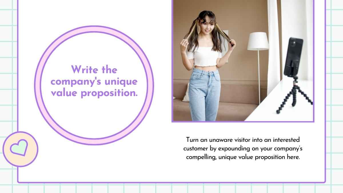 Plan de marketing con interfaz linda y pastel - diapositiva 5