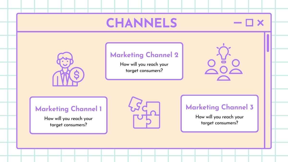 Pastel Cute Interface Marketing Plan Presentation - slide 8