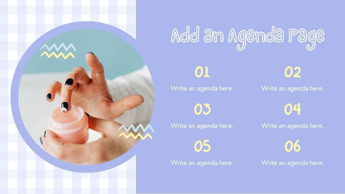 파스텔 귀여운 스크랩북 한국 뷰티 제품 회사 프로필 - slide 4