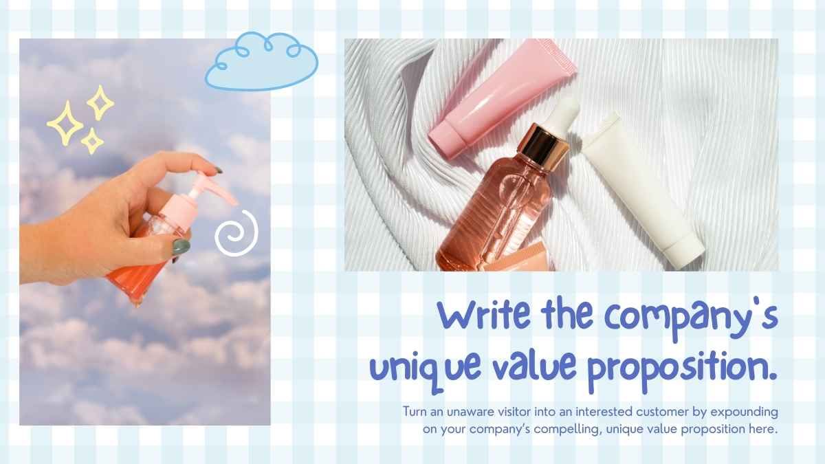 파스텔 귀여운 스크랩북 한국 뷰티 제품 회사 프로필 - slide 8