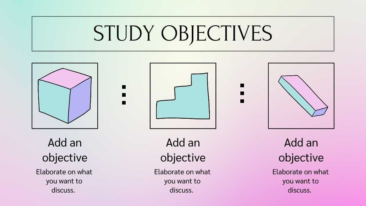파스텔 다채로운 그라데이션 공식적인 연구 논문 - slide 12