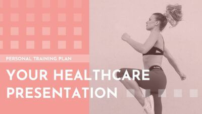 Pink and Brown Geometric Modern Personal Training Business Presentation