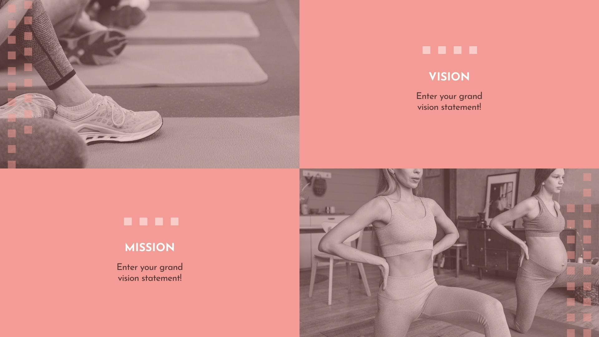 Pink and Brown Geometric Modern Personal Training Business Presentation - slide 5