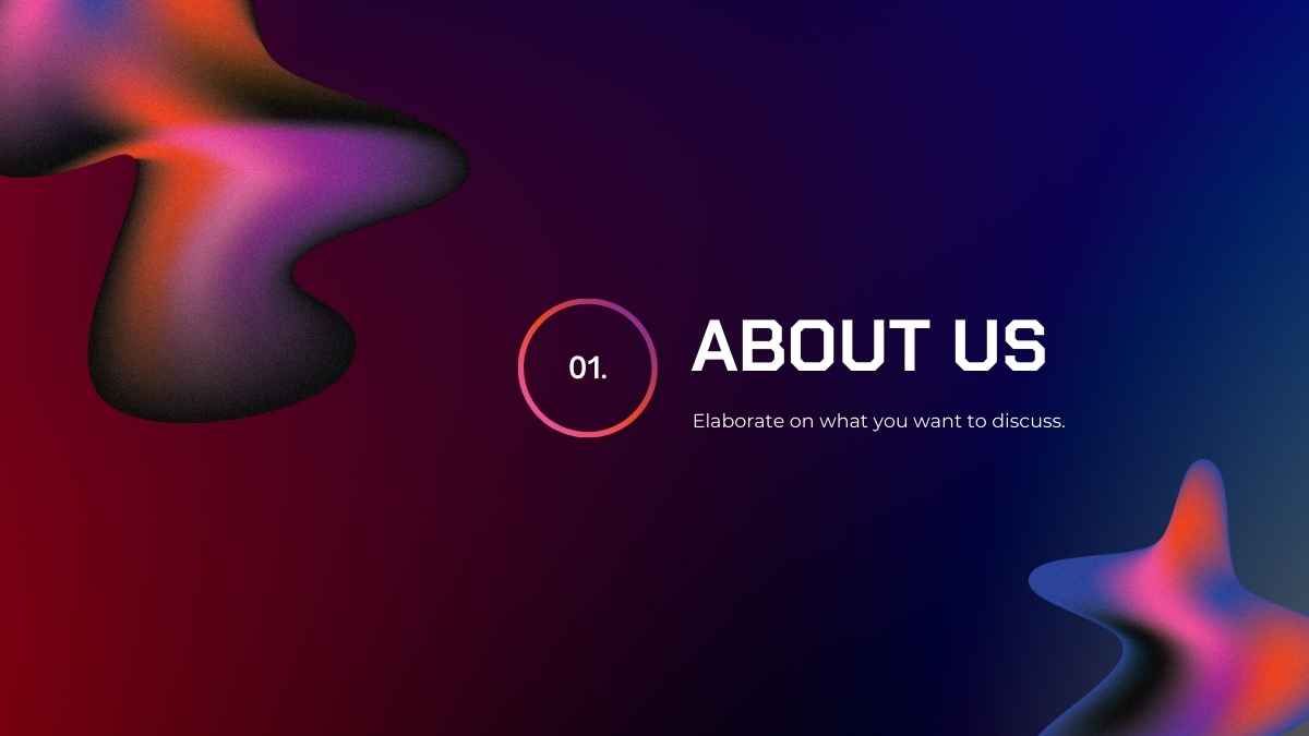 Red and Purple 3D Modern Background Pitch Deck - slide 3