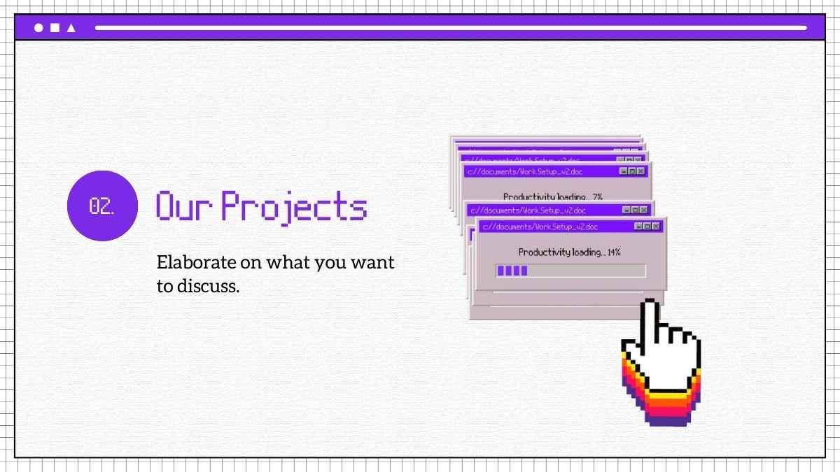 緑と紫のレトロなインターネットの美学的なマーケティングプラン - slide 10