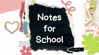 White Aesthetic Notes for School