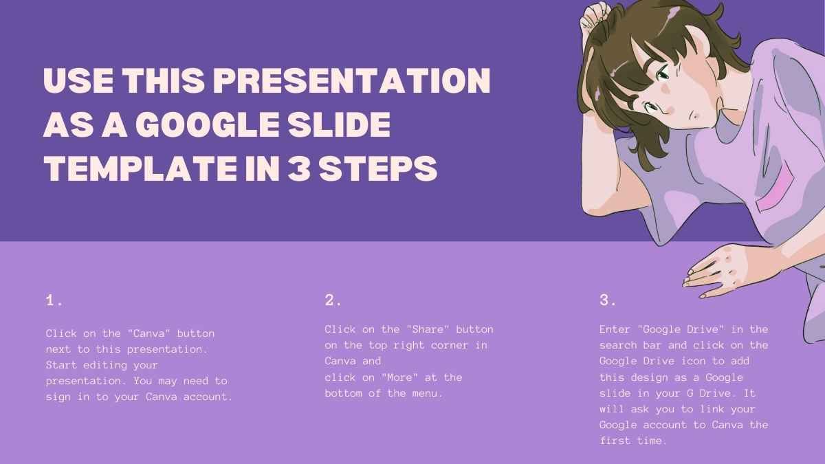 Purple and Blue Lo-fi Aesthetic Illustrated Presentation - slide 3