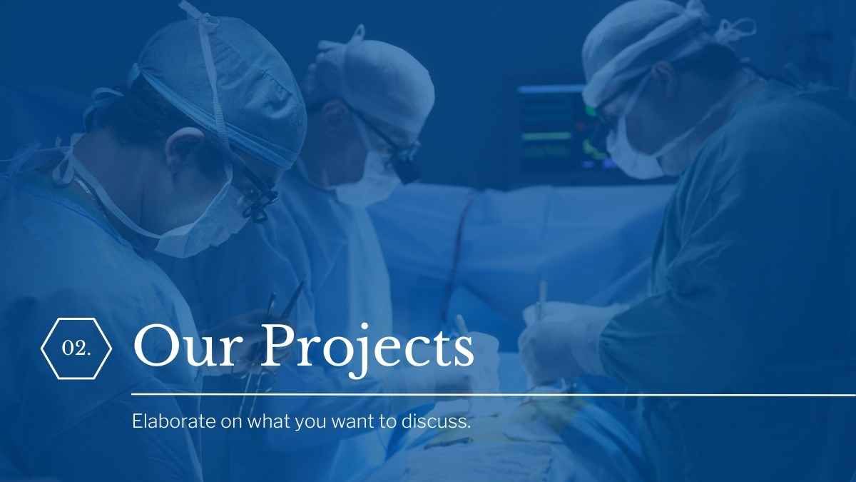 Avances tecnológicos médicos minimalistas en azul - diapositiva 11
