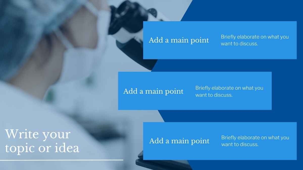 Avanços na tecnologia médica minimalista azul - slide 14
