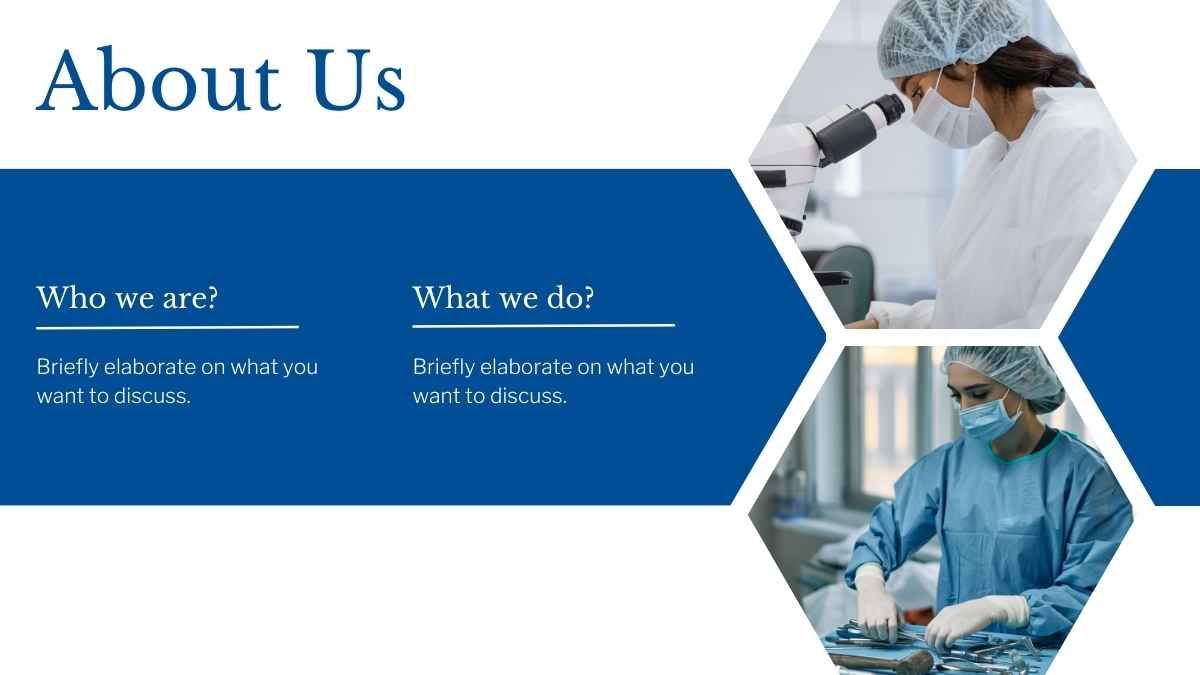 Avanços na tecnologia médica minimalista azul - slide 6