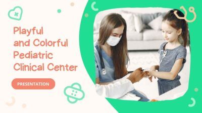 Slides Carnival Google Slides and PowerPoint Template Green and Beige Playful and Colorful Pediatric Clinical Center Presentation 1