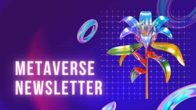 Purple, Blue and Magenta Futuristic Colorful Metaverse Newsletter Presentation