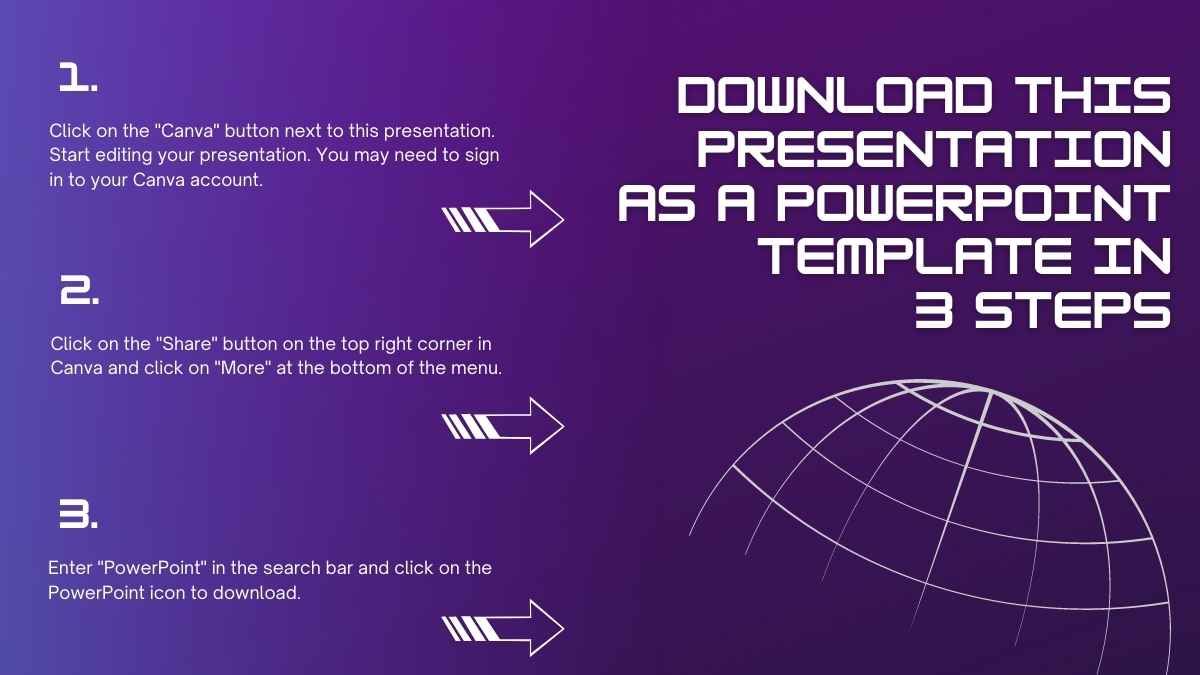 紫色の未来的な3Dデジタル変革提案書 - slide 2