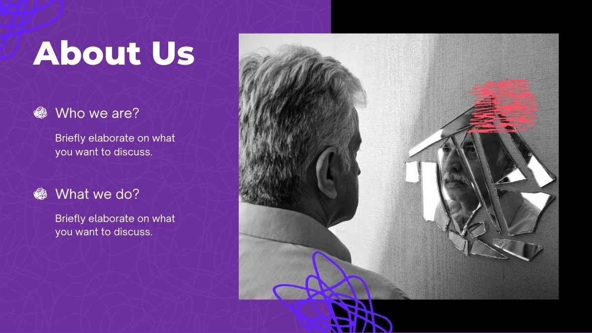 Concientización sobre la enfermedad de Alzheimer de color violeta - diapositiva 8