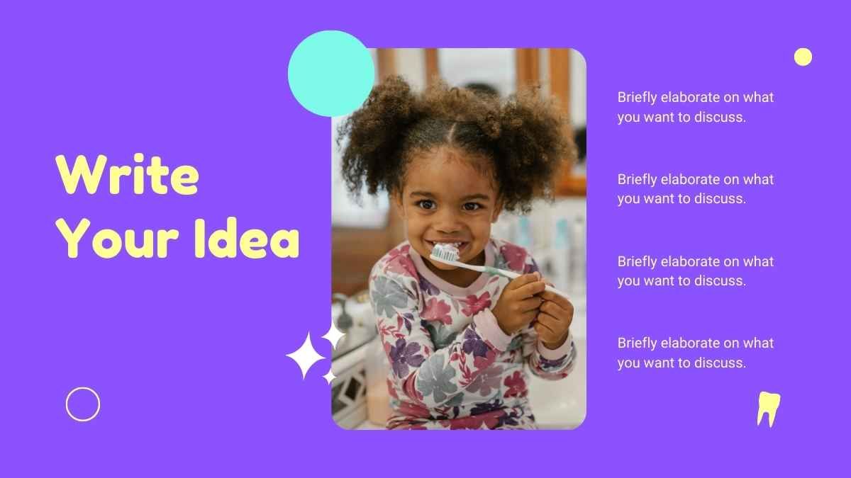 Violet, Cute Pediatric Dentistry Center Presentation - slide 8