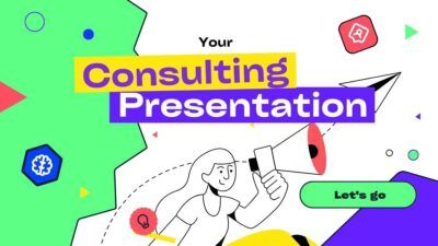 Slides Carnival Google Slides and PowerPoint Template Blue Green and Red Professional Consulting Pitch Deck 1