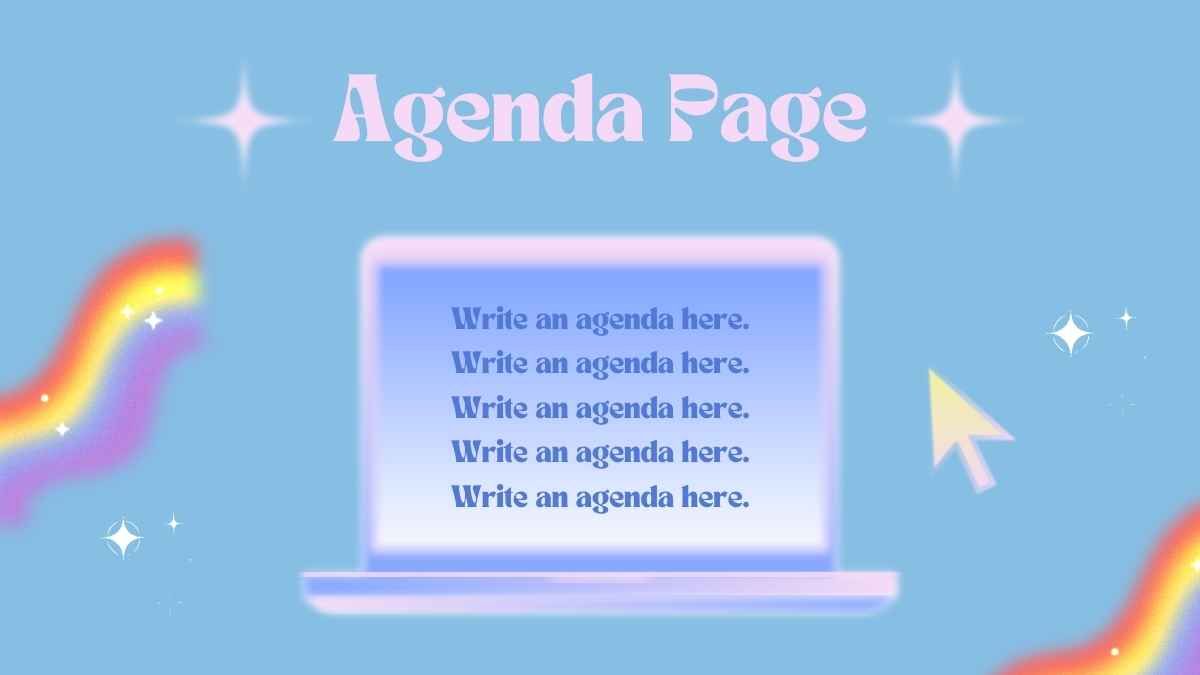 Apresentação do plano de marketing do clube do livro em azul e pastel com gradiente sonhador - slide 2