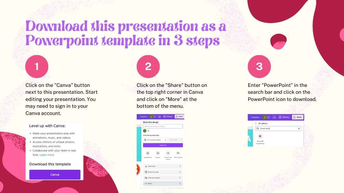 Pitch Deck de una aplicación de citas roja, violeta y pastel - slide 2