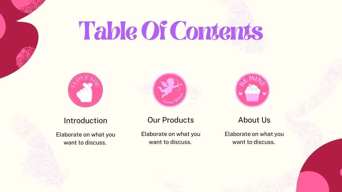 Pitch Deck de una aplicación de citas roja, violeta y pastel - diapositiva 4