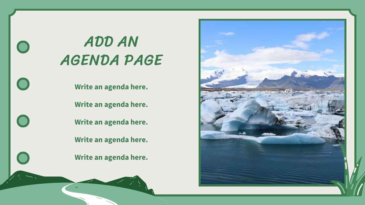 Apresentação em estilo caderno verde e vintage de ciências sobre clima e tempo - slide 2