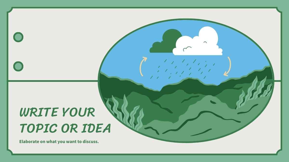 中学校の気候と天気のための緑のヴィンテージノート科学科 - slide 4