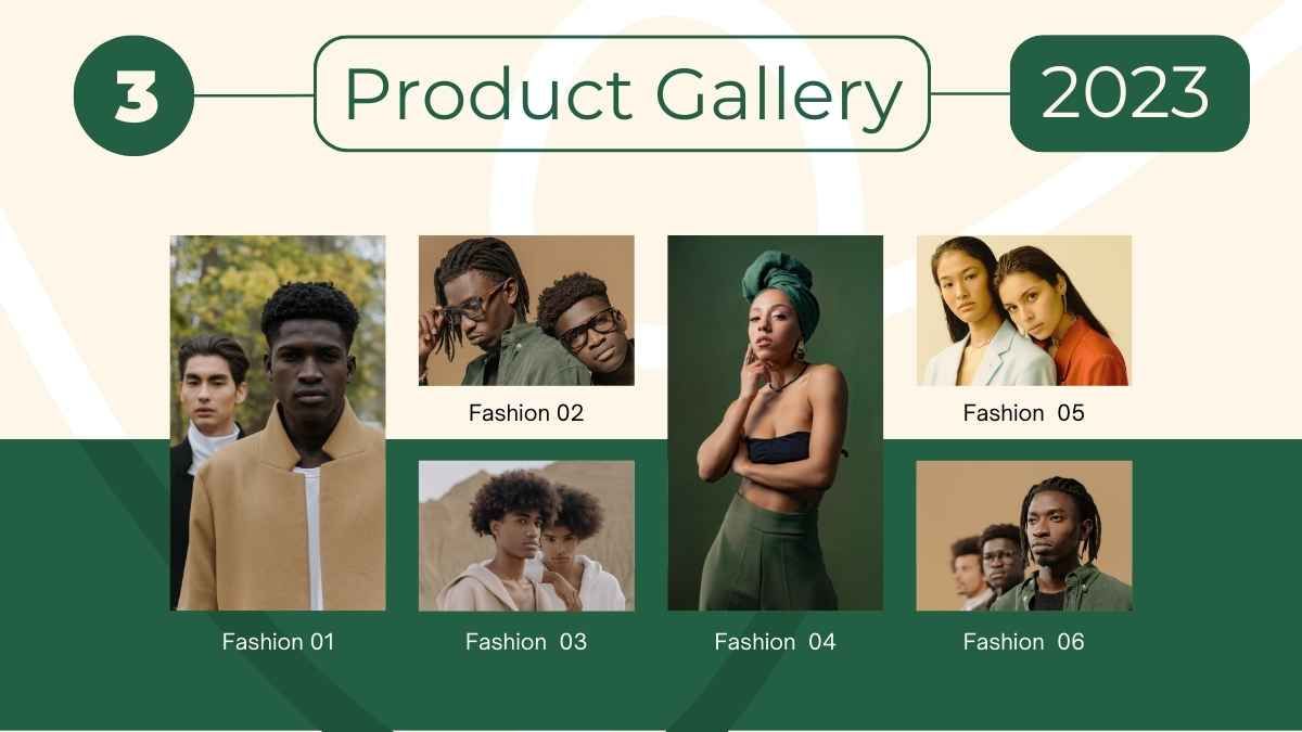 초록색과 베이지색의 소매 창업 피치 덱 - slide 12