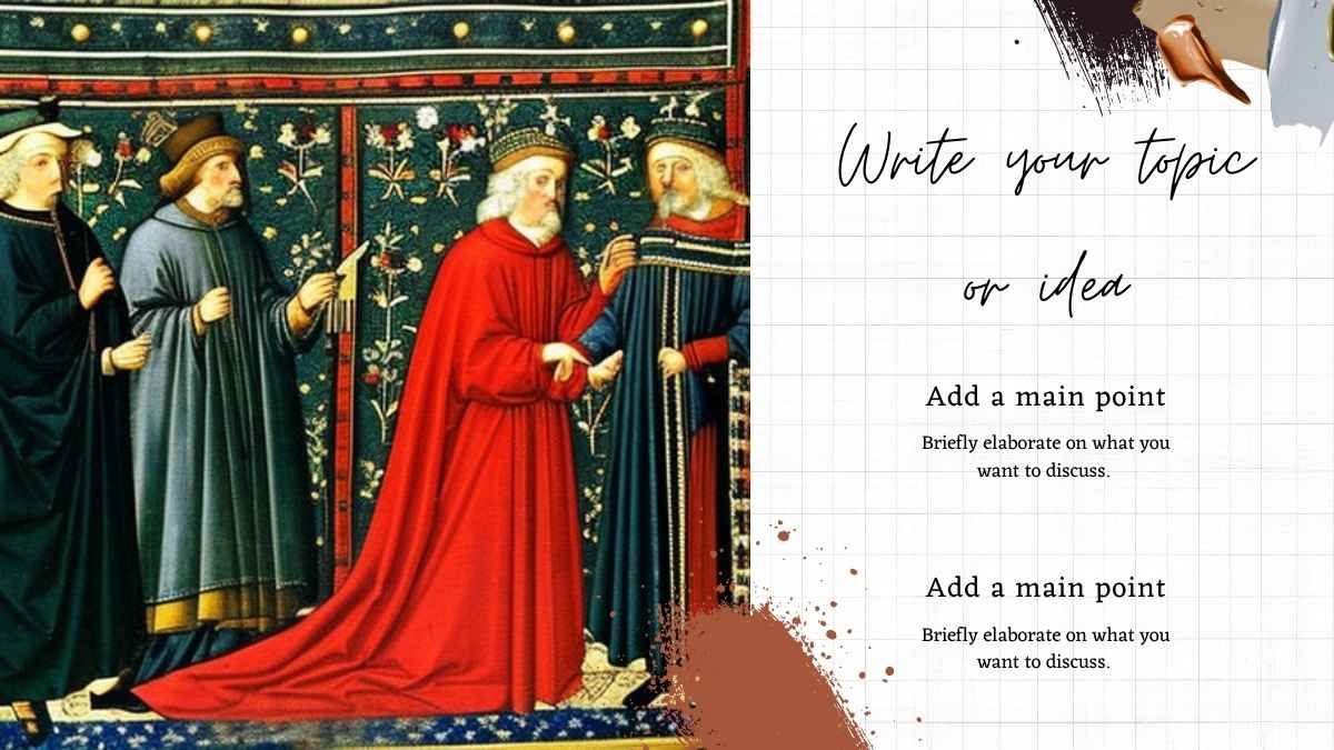 Disciplina de história para o ensino médio Arte e cultura na Europa medieval White Creative Education - slide 11