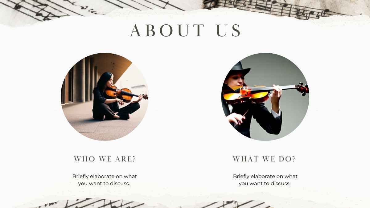 クラシック音楽の歴史の白と茶色のエレガントな教育的な - slide 10